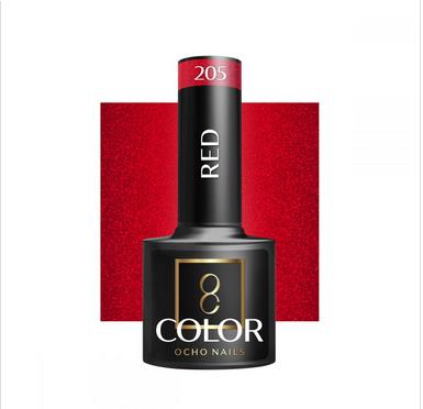 OCHO NAILS - Hybrid Nail Polish Red 5 g. 205