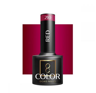 OCHO NAILS - Hybrid Nail Polish Red 5 g. 210