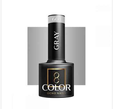 OCHO NAILS - Hybrid Nail Polish Grey 5 g. 603
