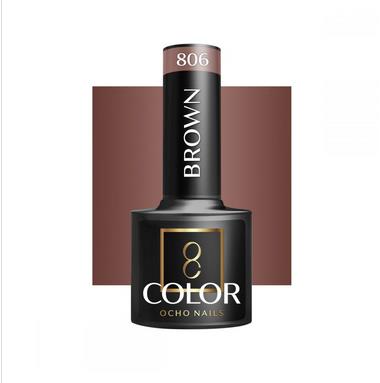 OCHO NAILS - Hybrid Nail Polish Brown 5 g. 806