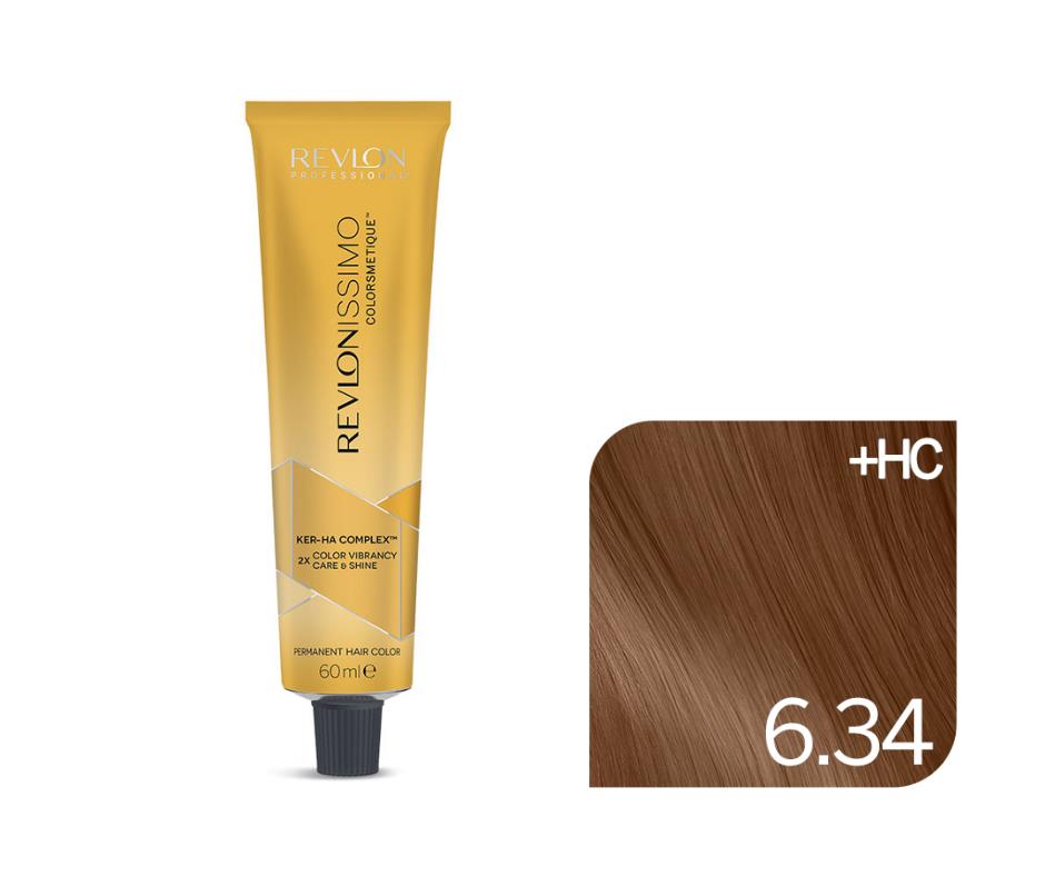 Revlonissimo Colorsmetique™ - GOLDENS 6.34 +HC Dark Golden Copper Blonde